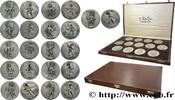 FRANCE Coffret de 13 médailles, Les provinces suisses, n° SUISSE 1979 (79,5mm, 944,08g, 12h) -