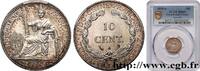 INDOCHINE FRANÇAISE 10 Centièmes INDOCHINE FRANÇAISE Paris 1899 (19mm, 2,7g, 6h) -