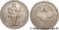 NOUVELLE CALÉDONIE Essai de 2 Francs NOUVELLE CALÉDONIE Paris 1949 (27mm, 9,98g, 6h) -