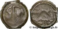 FRANCE Potin OYINDIA à la tête janiforme LINGONS (Région de Langres) c. 80-50 AC. (16,5mm, 3,63g, 9h) -