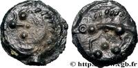FRANCE Potin au sanglier enseigne, tête chevelue AULERQUES ÉBUROVICES (Région d'Évreux) Évreux (27) c. 60-50 AC. (16mm, 2,43g, 3h) -