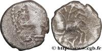 FRANCE Denier KALETEDOY, au delta renversé LINGONS (Région de Langres) c. 80-50 AC. (12mm, 1,78g, 7h) -