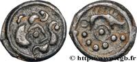 FRANCE Potin au sanglier, au torque et aux globules SUESSIONS (région de Soissons) c. 60-30 AC. (17mm, 2,37g, 7h) -