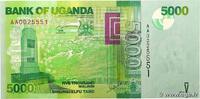 OUGANDA 5000 Shillings OUGANDA 5000 Shillings 2010 NEUF -