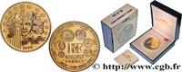 FRANCE Belle Épreuve Or 655,957 francs - La parité COMMÉMORATIVES MONNAIE DE PARIS 1999 (37mm, 31,n104g, 6h) -