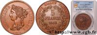 FRANCE Concours de 5 francs, piéfort en cuivre par Boivin DEUXIÈME RÉPUBLIQUE Paris 1848 (37mm, 57,71g, 6h) -