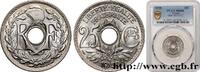 FRANCE 25 centimes Lindauer TROISIÈME RÉPUBLIQUE 1920 (24mm, 5,03g, 6h) -