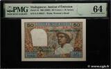 MADAGASCAR 50 Francs - 10 Ariary MADAGASCAR 50 Francs - 10 Ariary 1969 pr.NEUF -