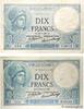 FRANCE 10 Francs MINERVE Lot FRANCE 10 Francs MINERVE Lot 1931 pr.TTB -