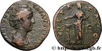 LES ANTONINS (96 après J.C. à 192 après J.C.) Sesterce FAUSTINE MÈRE Rome 141 (30,5mm, 23,32g, 11h) -
