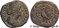 LES ANTONINS (96 après J.C. à 192 après J.C.) Sesterce DIVA FAUSTINA Rome 176 (28,5mm, 22,54g, 6h) -