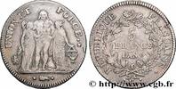 FRANCE 5 francs Union et Force, Union serré, seulement gl DIRECTOIRE Bordeaux 1798 (37mm, 24,62g, 6h) -