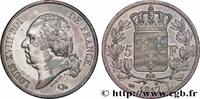 FRANCE 5 francs Louis XVIII, tête nue LOUIS XVIII Bayonne 1817 (37mm, 24,81g, 6h) -