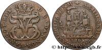 INDES DANOISES 24 Skilling Frédérik V INDES DANOISES 1763 (25mm, 5,15g, 12h) -