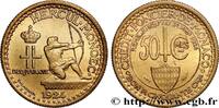 MONACO 50 Centimes émission du Crédit Foncier de Monaco MONACO Poissy 1924 (18mm, 2,09g, 6h) -