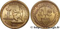 MONACO 50 Centimes émission du Crédit Foncier de Monaco MONACO Poissy 1924 (18mm, 2,01g, 6h) -
