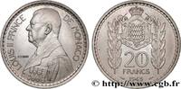 MONACO Essai de 20 Francs Turin Louis II MONACO Paris 1945 (26,11mm, 10,05g, 6h) -