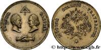 FRANCE Médaillette, Barbès et Raspail PERSONNAGES 75 - Paris 1849 (23,5mm, 4,50g, 12h) -