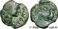 FRANCE Unité ou bronze au taureau NERONKEN - NÉDÈNES (oppidum de Montlaurès) 121-45 AC. (23,5mm, 8,57g, 7h) -