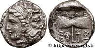 Classique 1 (480 à 400 avant J.C.) Drachme TROADE - TÉNÉDOS Ténédos, Troade c. 420-387 AC. (16mm, 3,36g, 12h) -