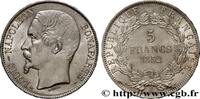 FRANCE 5 francs Louis-Napoléon, 1er type DEUXIÈME RÉPUBLIQUE Paris 1852 (37mm, 25,01g, 6h) -
