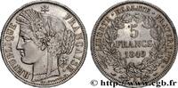 FRANCE 5 francs Cérès, IIe République DEUXIÈME RÉPUBLIQUE Paris 1849 (37mm, 24,96g, 6h) -