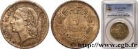 FRANCE 5 francs Lavrillier, bronze-aluminium GOUVERNEMENT PROVISOIRE DE LA RÉPUBLIQUE FRANÇAISE 1947 (31,10mm, 12g, 6h) -