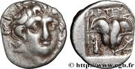 Hellénistique 2 (188 à 30 avant J.C.) Hemidrachme plinthophore CARIE - ÎLES DE CARIE - RHODES Rhodes, Carie c. 125-88 AC. (12mm, 1,18g, 12h) -