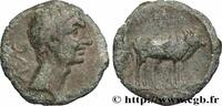 LES JULIO-CLAUDIENS (27 avant J.C. à 69 après J.C. Assarion AUGUSTE Philippes, Macédoine c. 42 AC. (18mm, 3,72g, 7h) -