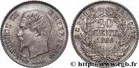 FRANCE 20 centimes Napoléon III, tête nue SECOND EMPIRE Paris 1860 (15mm, 1,01g, 6h) -