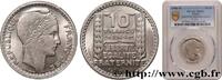 FRANCE 10 francs Turin, grosse tête, rameaux courts GOUVERNEMENT PROVISOIRE DE LA RÉPUBLIQUE FRANÇAISE Beaumont-Le-Roger 1946 (25,96mm, 7g, 6h) -