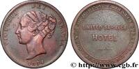 NOUVELLE-ZÉLANDE 1 Penny Token NOUVELLE-ZÉLANDE 1874 (34mm, 16,03g, 12h) -