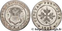 SUISSE - CONFÉDÉRATION HELVÉTIQUE - CANTON DE SOLE 1 Batzen (4 Kreuzer) SUISSE - CONFÉDÉRATION HELVÉTIQUE - CANTON DE SOLEURE 1797 (24mm, 2,71g, 6h) -