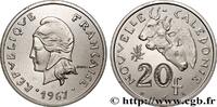 NOUVELLE CALÉDONIE Piéfort 20 Francs Pacifique NOUVELLE CALÉDONIE Paris 1967 (28,50mm, 23g, 6h) -