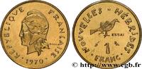 NOUVELLES HÉBRIDES (VANUATU depuis 1980) Essai de 1 Franc NOUVELLES HÉBRIDES (VANUATU depuis 1980) Paris 1970 (17mm, g, 6h) -