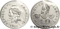 NOUVELLES HÉBRIDES (VANUATU depuis 1980) Essai de 10 Francs NOUVELLES HÉBRIDES (VANUATU depuis 1980) Paris 1967 (24mm, 6g, 6h) -