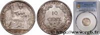 INDOCHINE FRANÇAISE 10 Centièmes INDOCHINE FRANÇAISE Paris 1917 (19mm, 2,70g, 6h) -
