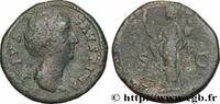 LES ANTONINS (96 après J.C. à 192 après J.C.) Dupondius FAUSTINE MÈRE Rome c. 147 (25mm, 13,84g, 12h) -