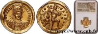 LA FIN DE L'EMPIRE(363 après J.C. à 476 après J.C. Solidus THÉODOSE II Constantinople ou atelier de campagne en Thrace 441 (21,5mm, 4,45g, 6h) -