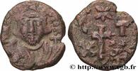 LA DYNASTIE HÉRACLIIDE (602-717) Demi-follis CONSTANS II Carthage c 643-647 (19mm, 5,21g, 7h) -