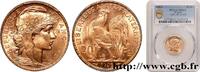 FRANCE 20 francs or Coq, Dieu protège la France TROISIÈME RÉPUBLIQUE Paris 1905 (21mm, 6,45g, 6h) -