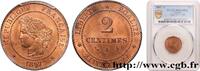 FRANCE 2 centimes Cérès TROISIÈME RÉPUBLIQUE Paris 1897 (20mm, 2g, 6h) -