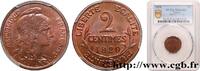 FRANCE 2 centimes Daniel-Dupuis TROISIÈME RÉPUBLIQUE Paris 1920 (20mm, 2,01g, 6h) -