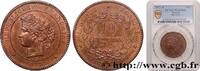 FRANCE 10 centimes Cérès TROISIÈME RÉPUBLIQUE Paris 1877 (30,16mm, 10g, 6h) -