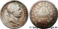 FRANCE 2 francs Napoléon Ier tête laurée, Empire français PREMIER EMPIRE Paris 1812 (27mm, 9,90g, 6h) -