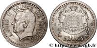 MONACO - PRINCIPAUTÉ DE MONACO - LOUIS II Essai 2 Francs en argent MONACO - PRINCIPAUTÉ DE MONACO - LOUIS II Paris (1943) (27mm, 10,49g, 6h) -