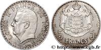 MONACO - PRINCIPAUTÉ DE MONACO - LOUIS II Essai 5 francs en argent MONACO - PRINCIPAUTÉ DE MONACO - LOUIS II Paris 1945 (31,12mm, 14,59g, 12h) -