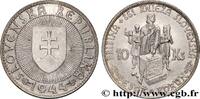 SLOVAQUIE 10 Korun Prince Pribina variété avec croix sur l’é SLOVAQUIE 1944 (29mm, 6,89g, 12h) -