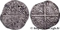 FRANCE Plaque au lion ou double gros ou gros vaillant HAINAUT - COMTÉ DE HAINAUT - GUILLAUME III DE BAVIÈRE Valenciennes s.m. (30,5mm, 3,31g, 3h) -