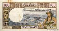 NOUVELLES HÉBRIDES 100 Francs NOUVELLES HÉBRIDES 100 Francs 1970 TTB+ -